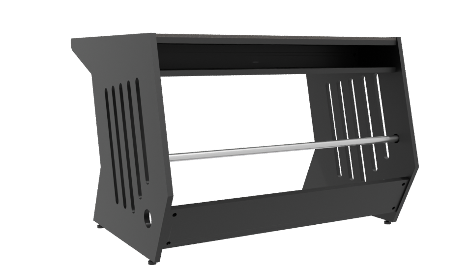 Sleek Modern Office Desk 3D - Professional 3D Model Render 4