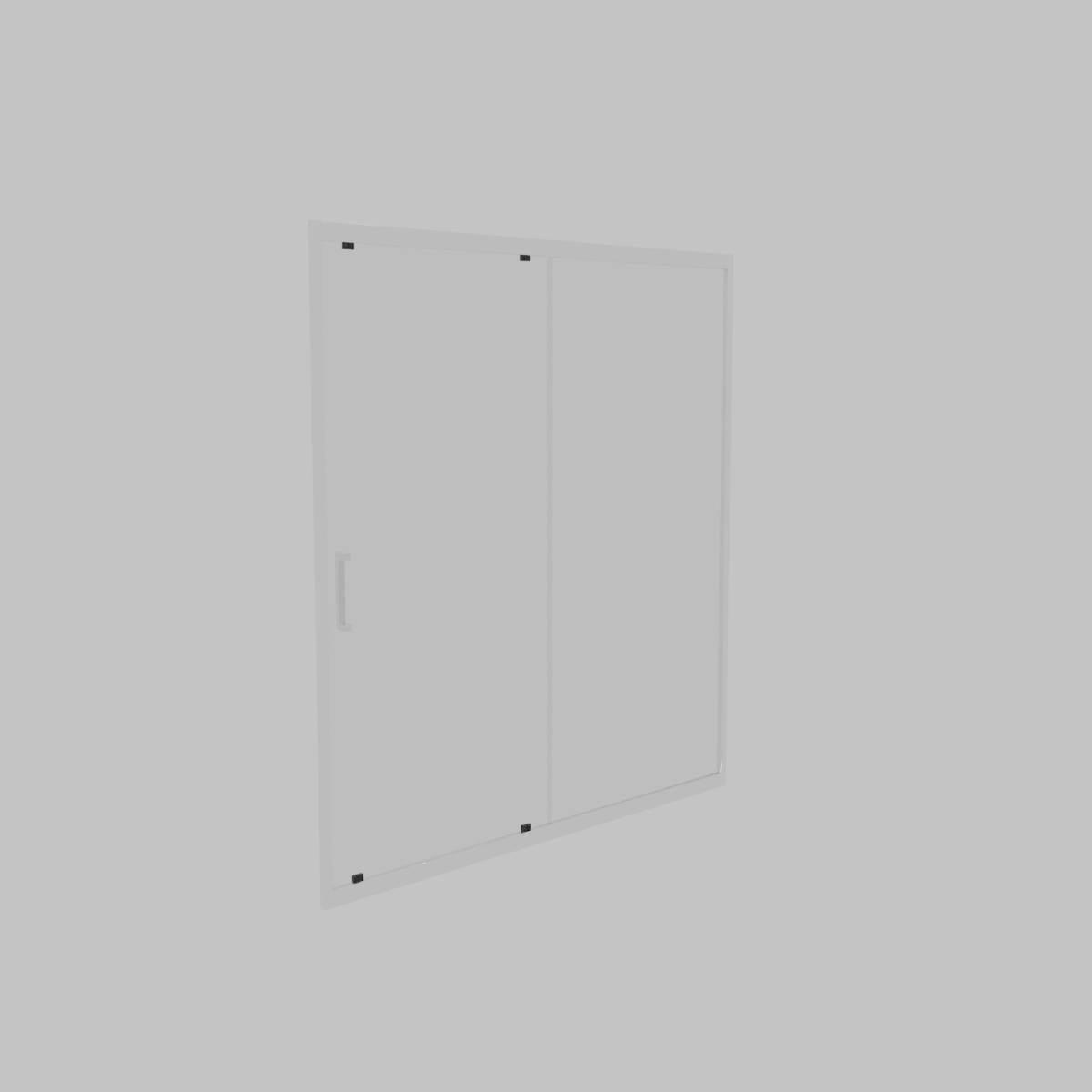 Mampara premium corredera frontal 1800x1900