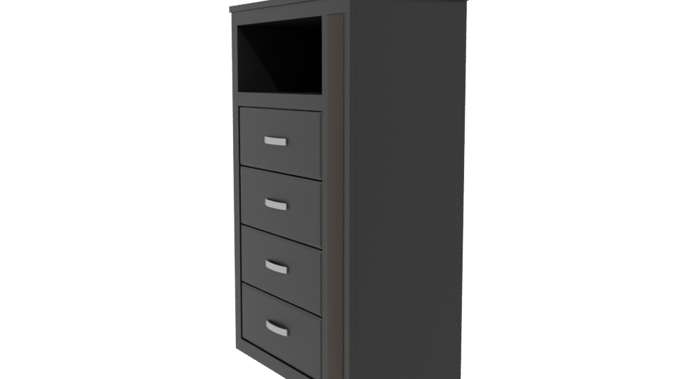 Stylish Modern Dresser 3D Model - Professional 3D Model Render 13