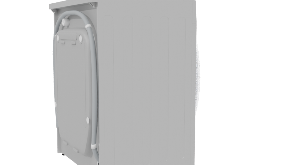 Front-Loading Washing Machine 3D - Professional 3D Model Render 7