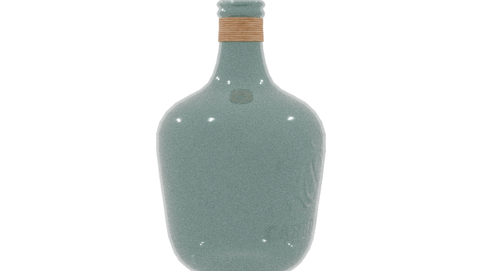 Botella Cabernet with Raffia 3D Model - Professional 3D Model Render 9