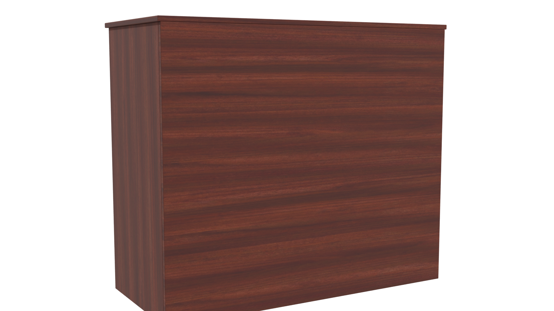 Contemporary Wooden Chest of Drawers 3D Model - Professional 3D Model Render 4