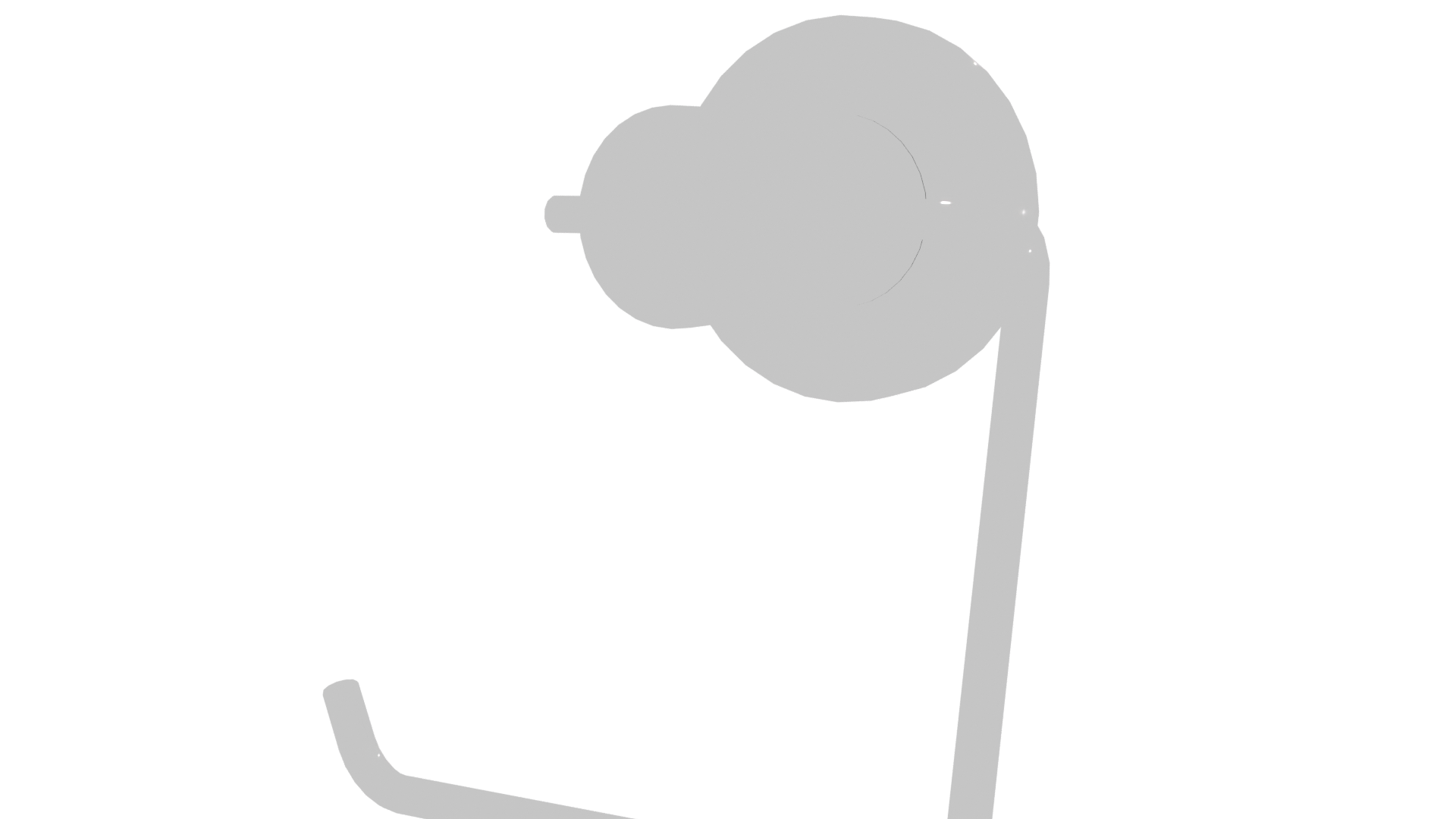 Sleek Bathroom Tissue Holder 3D - Professional 3D Model Render 12