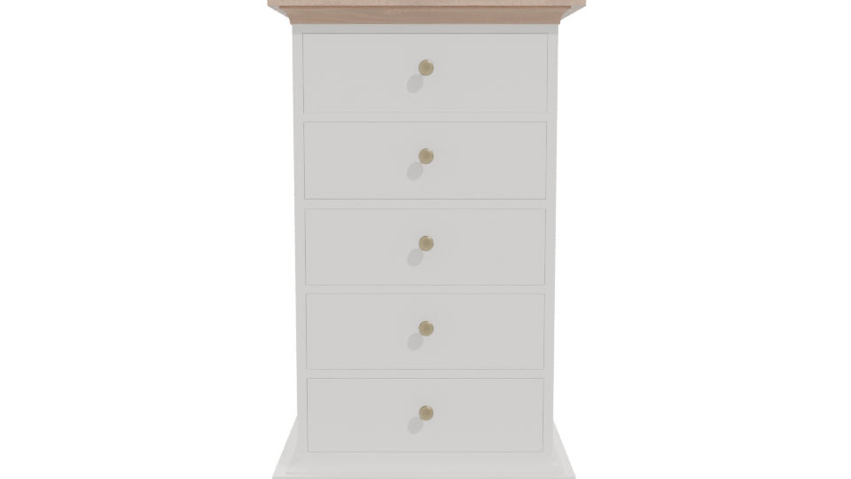 Stylish White Modern Storage Cabinet 3D Model - Professional 3D Model Render 11