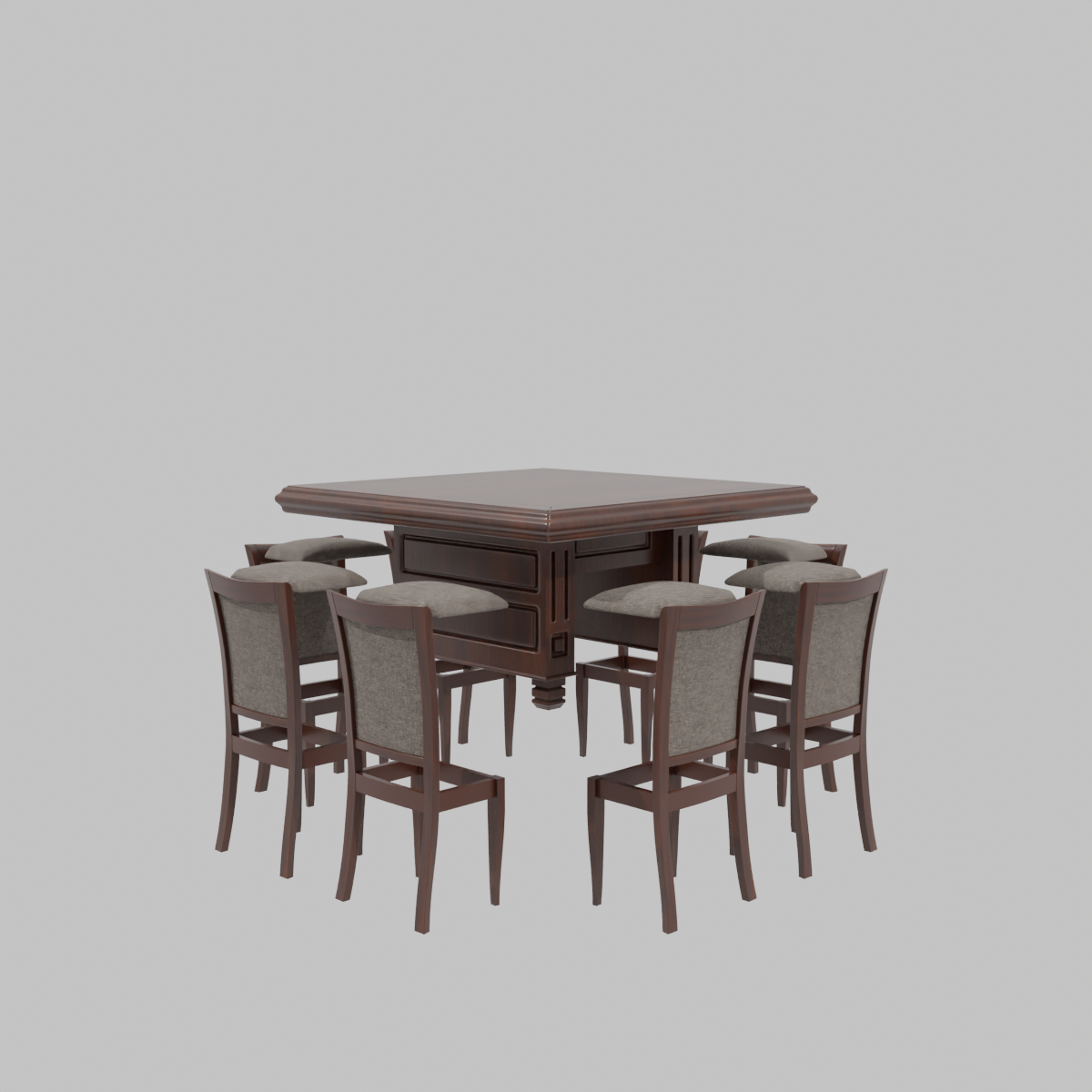 COMEDOR RECTANGULAR 6 SILLAS