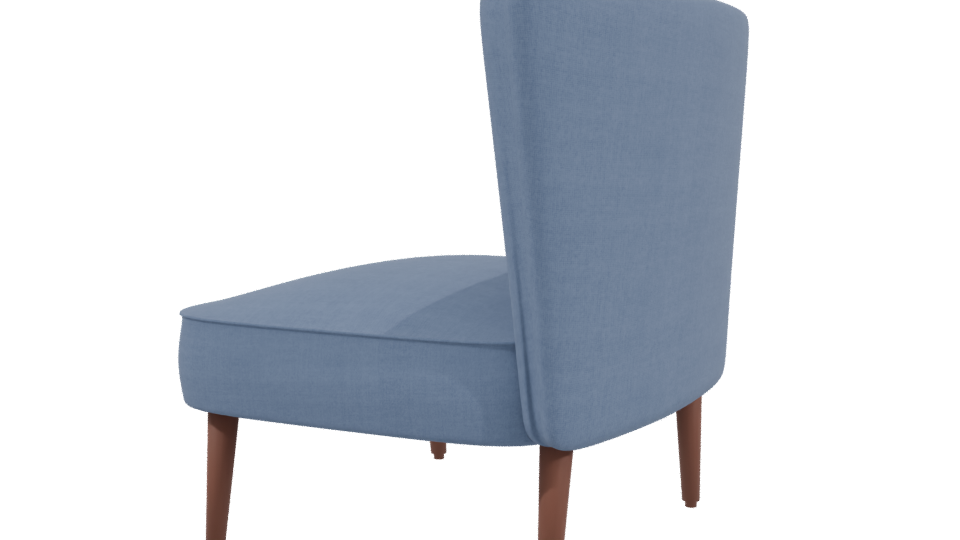Stylish Modern Accent Chair 3D - Professional 3D Model Render 3