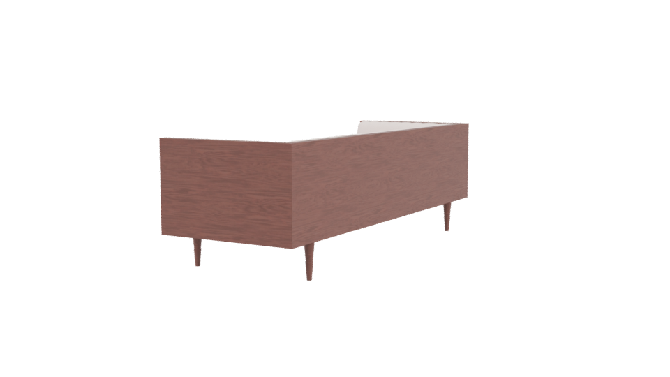 Stylish Modern Sofa 3D Model - Professional 3D Model Render 3