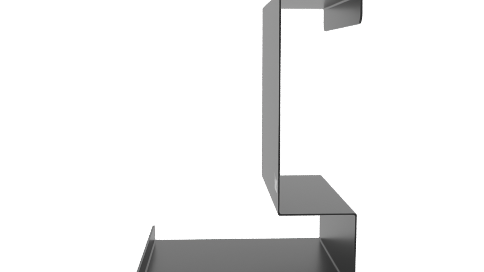 Sleek Minimalist Display Stand 3D - Professional 3D Model Render 2