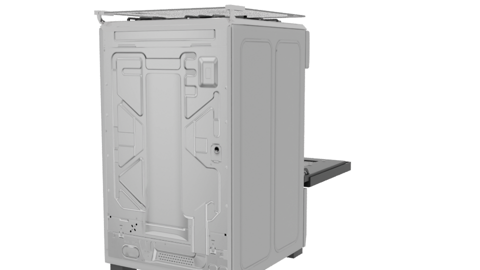 Stylish Gas Oven 3D Model - Professional 3D Model Render 6