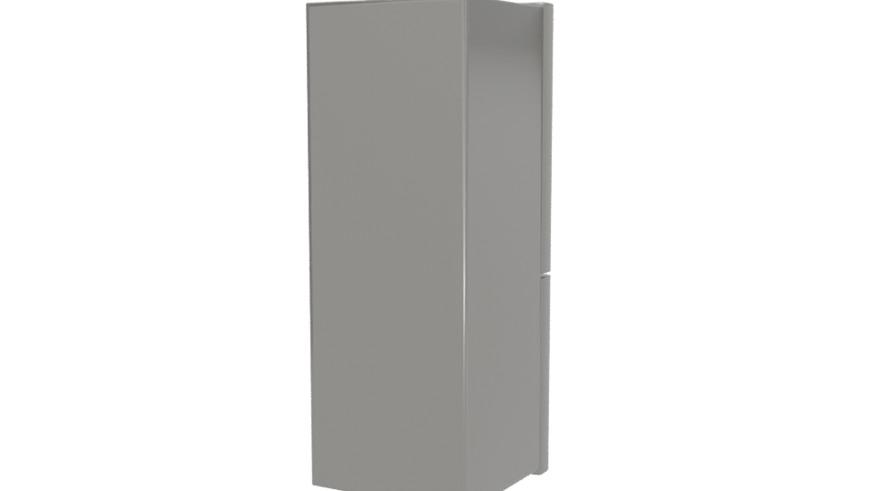 Sleek Stainless Steel Refrigerator 3D Model - Professional 3D Model Render 6