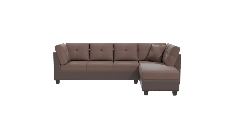 Stylish Sectional Sofa 3D Model - Professional 3D Model Render 11