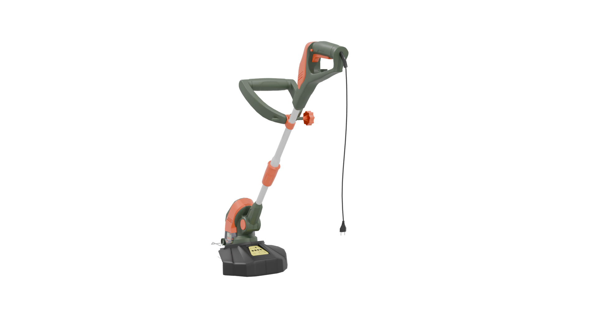 Electric String Trimmer Model 3D - Professional 3D Model Render 4