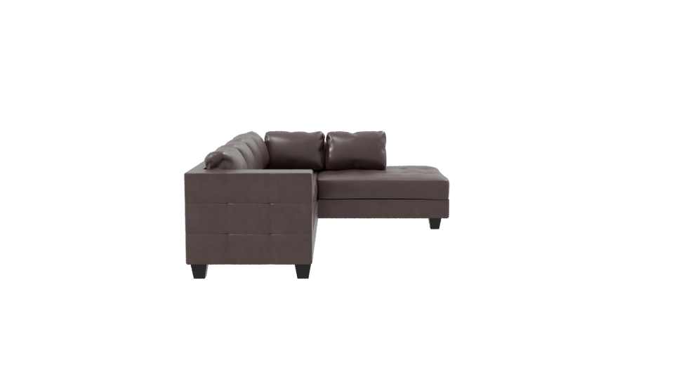 Stylish Modern L-Shaped Sofa 3D Model - Professional 3D Model Render 8