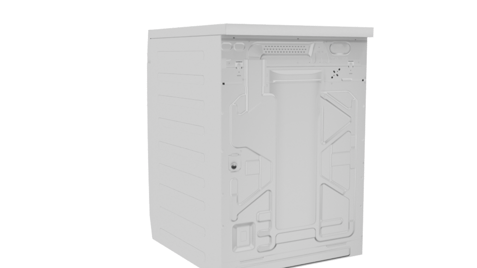 Stylish Household Dryer Model 3D - Professional 3D Model Render 4