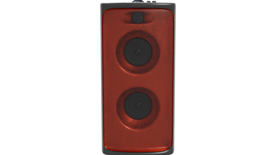 Vibrant Double Speaker 3D Model - Professional 3D Model Render 11