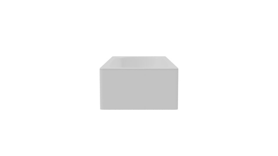 Sleek Modern Bathtub 3D Model - Professional 3D Model Render 8