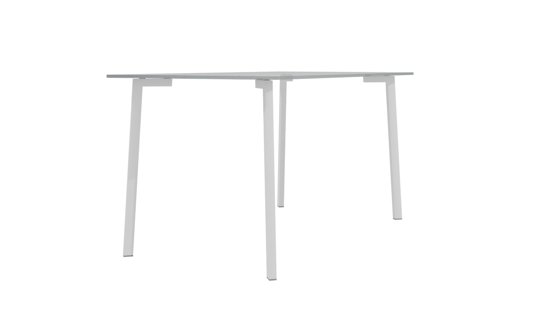 Minimalist Glass Dining Table 3D - Professional 3D Model Render 15