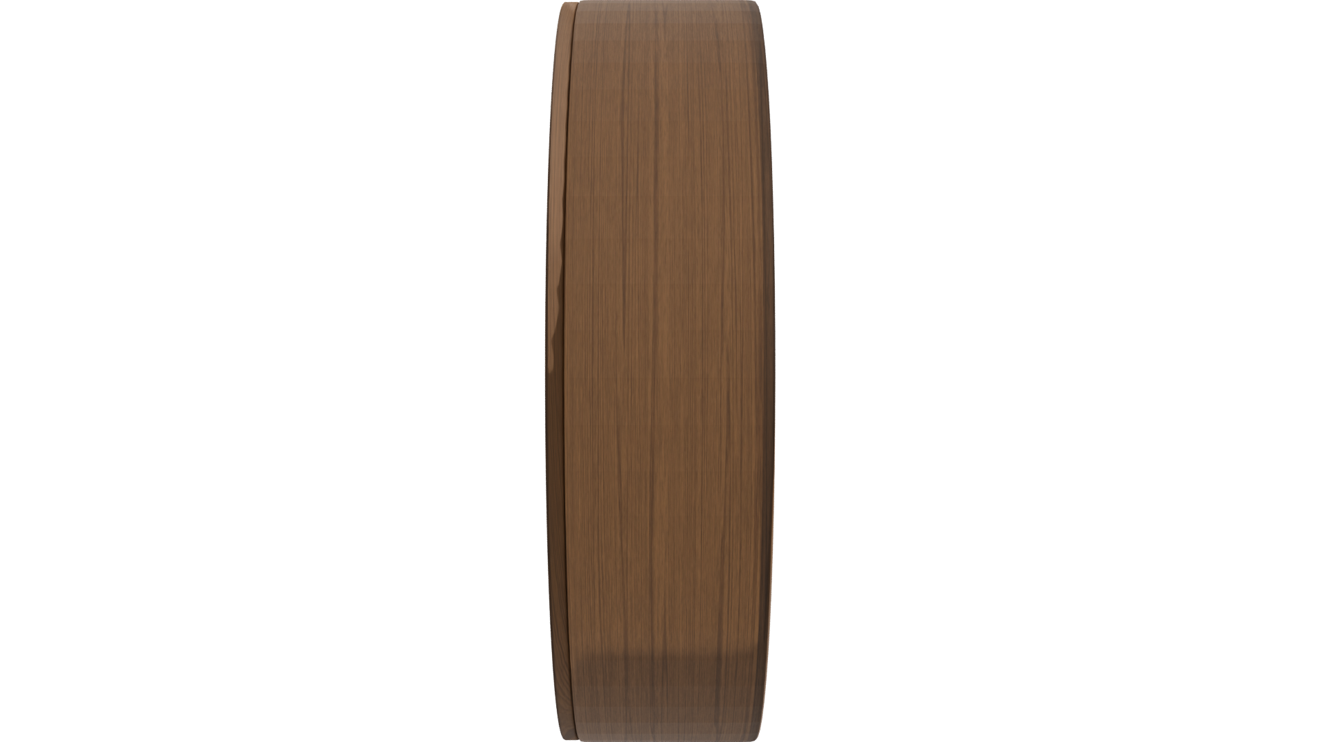 Stylish Round Wooden Mirror 3D - Professional 3D Model Render 2