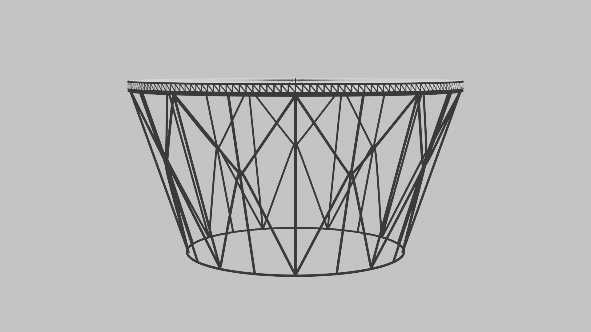 Stylish Round Coffee Table 3D - Professional 3D Model Render 16