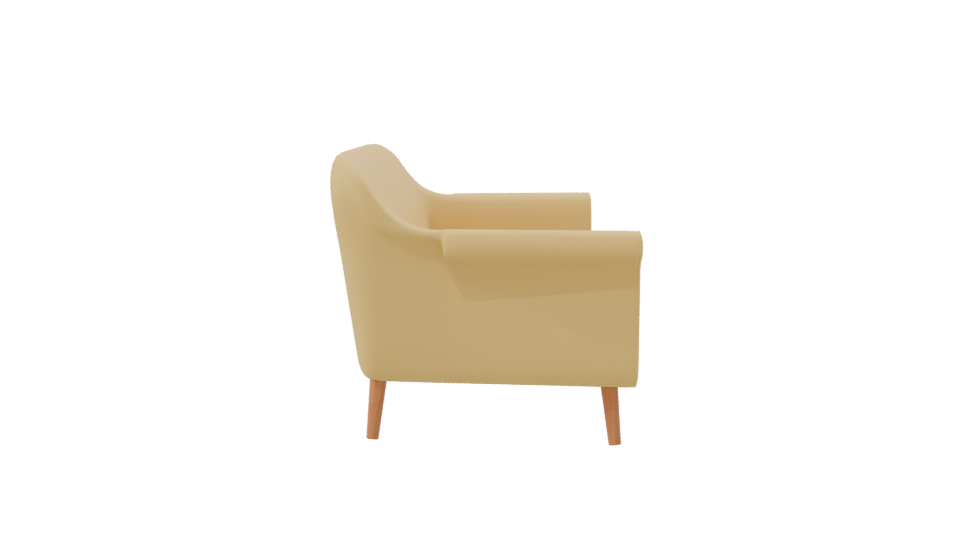 Stylish Modern Sofa 3D Model - Professional 3D Model Render 8