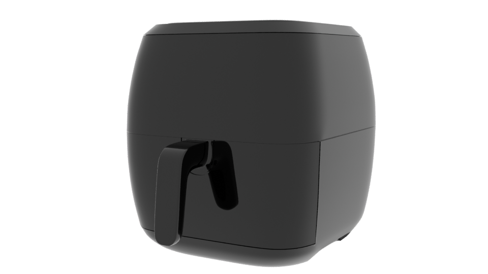 Stylish Air Fryer 3D Model - Professional 3D Model Render 12