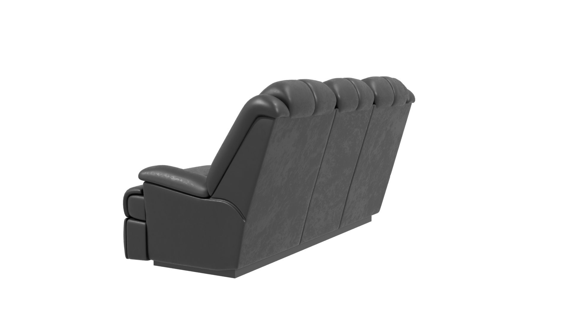 Luxurious Reclining Sofa Model - Professional 3D Model Render 3