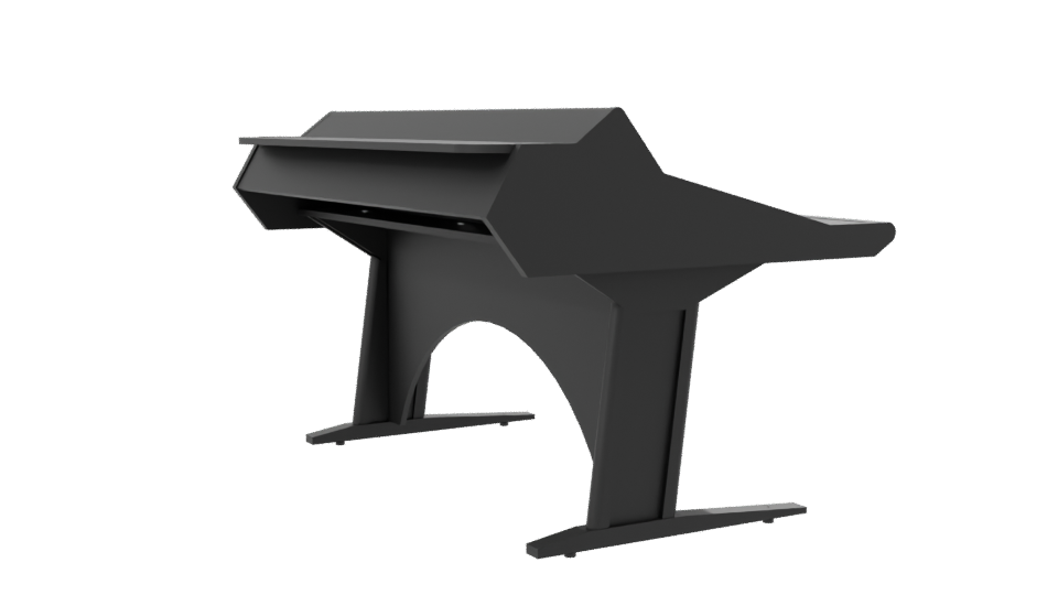 Stylish Modern Work Desk 3D - Professional 3D Model Render 7