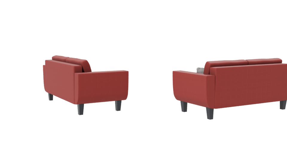 Elegant Modern Sofa Set 3D Model - Professional 3D Model Render 7