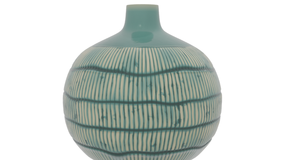 Stylish Ceramic Decorative Vase 3D - Professional 3D Model Render 13