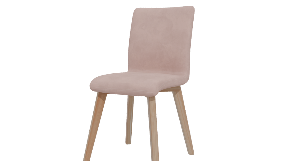 Stylish Minimalist Dining Chair 3D - Professional 3D Model Render 12