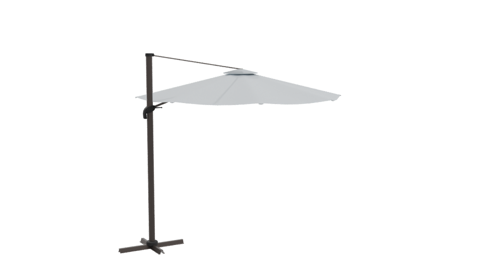 Stylish Outdoor Umbrella Model - Professional 3D Model Render 10