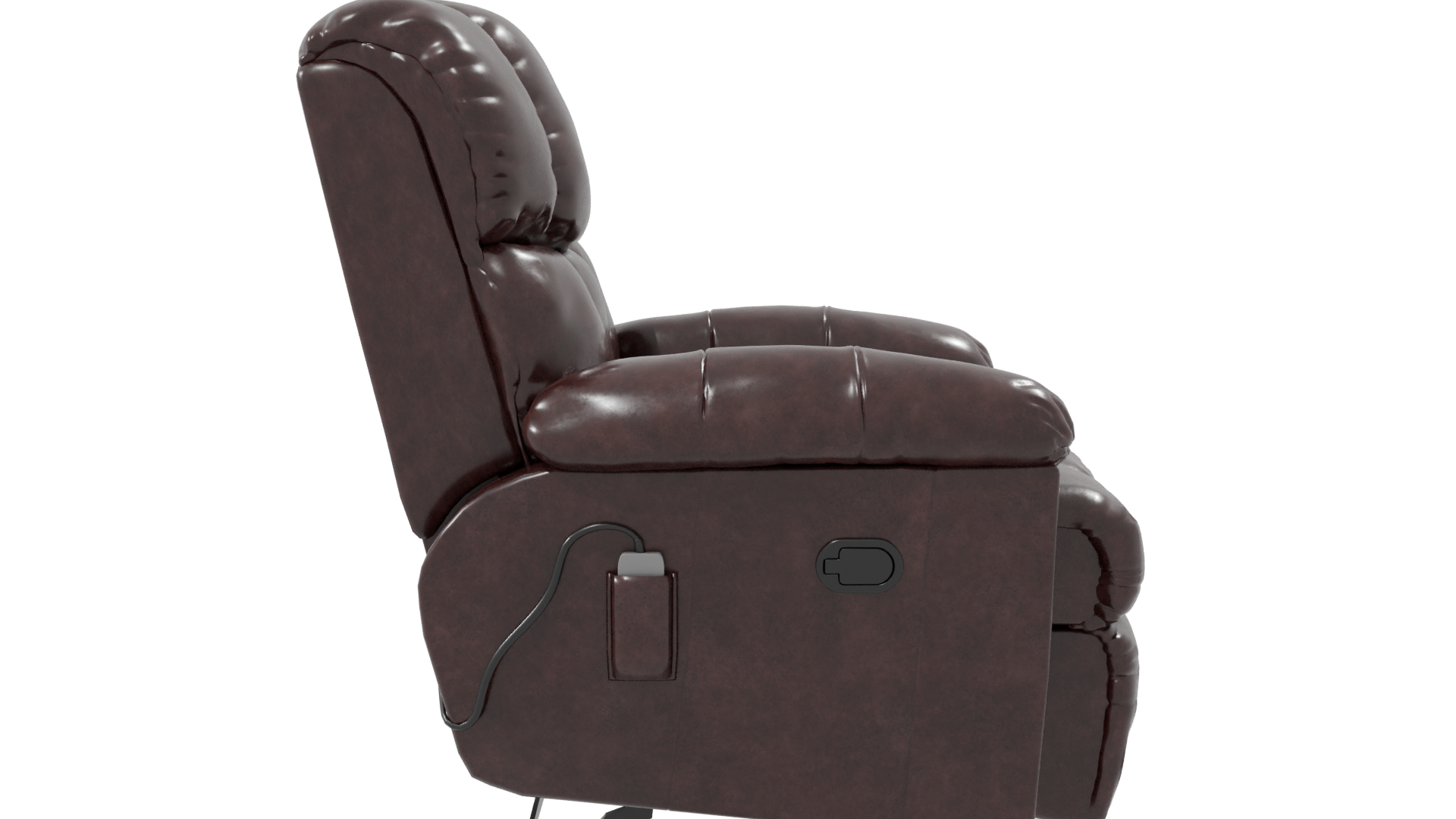 Luxurious Recliner Armchair 3D - Professional 3D Model Render 8