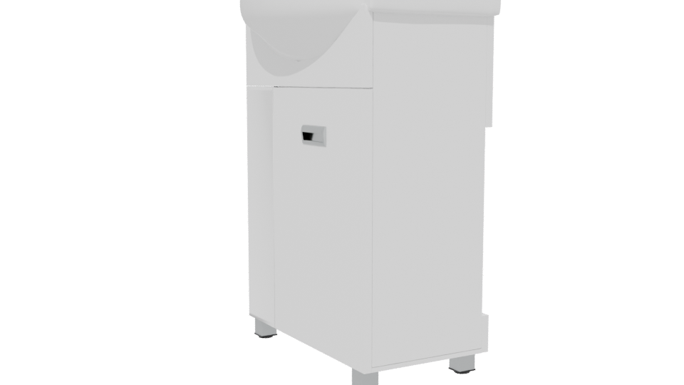 Sleek Modern Kitchen Sink Unit 3D Model - Professional 3D Model Render 13