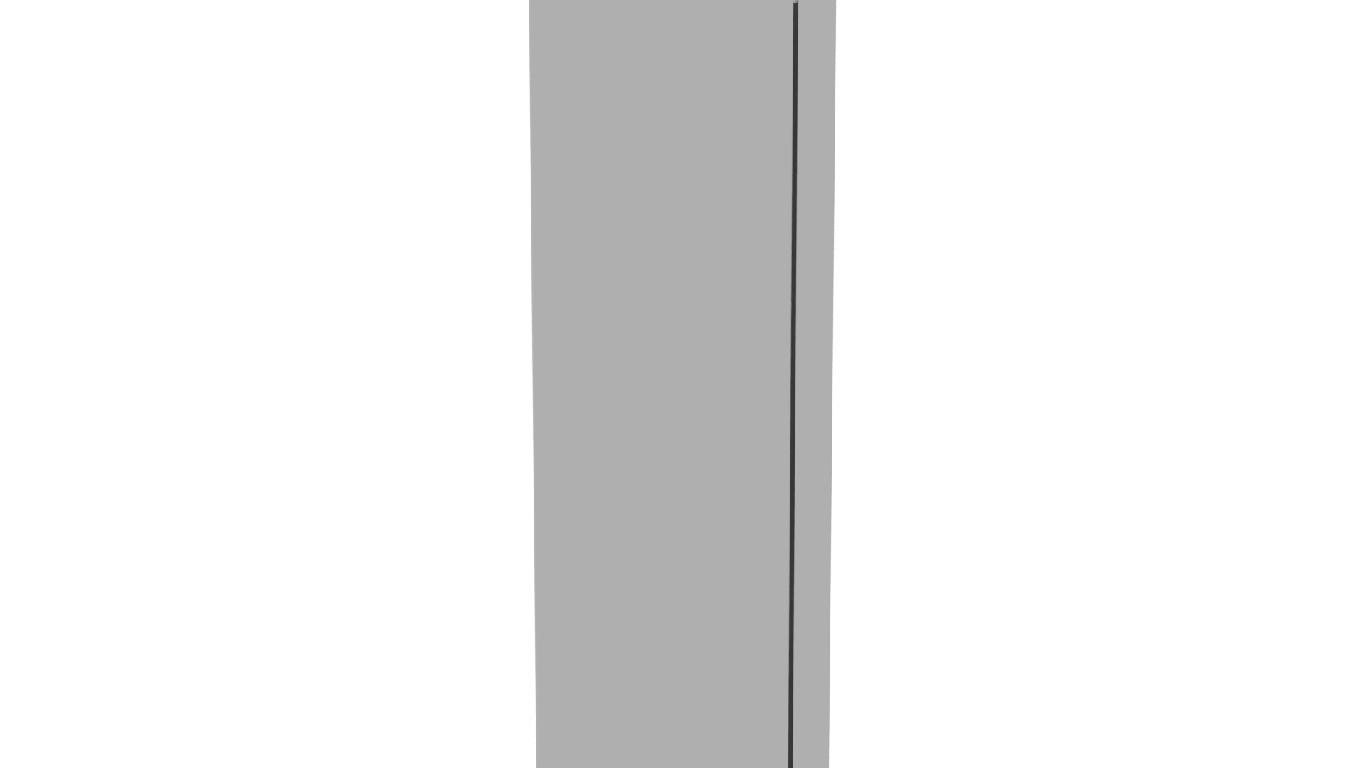 Sleek Stainless Steel Refrigerator 3D - Professional 3D Model Render 8