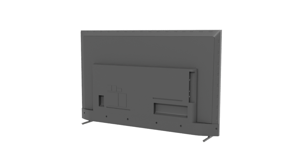 Sleek Modern TV Display 3D - Professional 3D Model Render 6