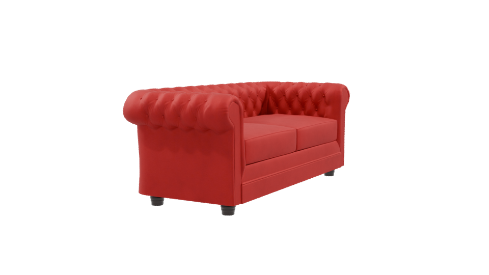 Chesterfield Style Sofa 3D - Professional 3D Model Render 9