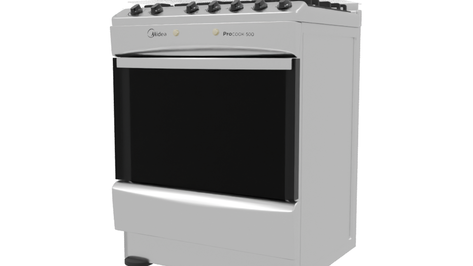 Stylish Modern Refrigerator 3D - Professional 3D Model Render 3