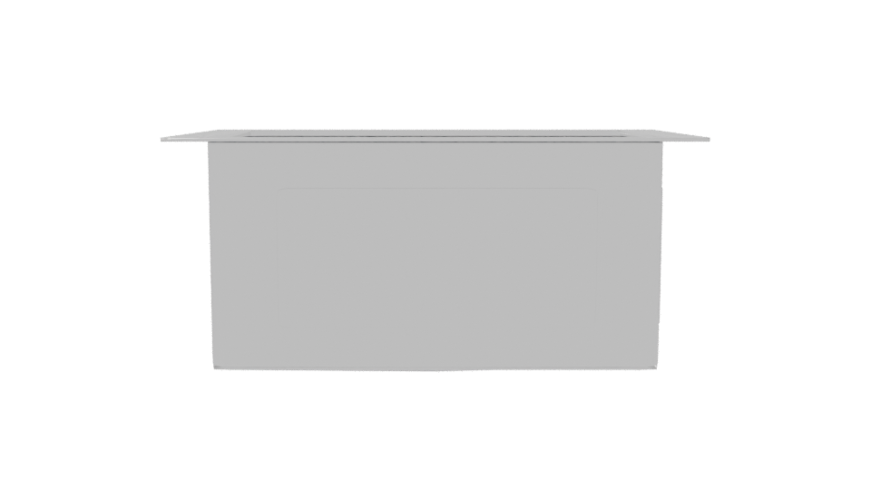 Stylish Stainless Steel Kitchen Sink 3D Model - Professional 3D Model Render 8