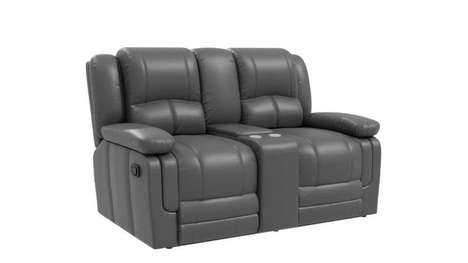 Modern Reclining Sofa 3D Model - Professional 3D Model Render 10
