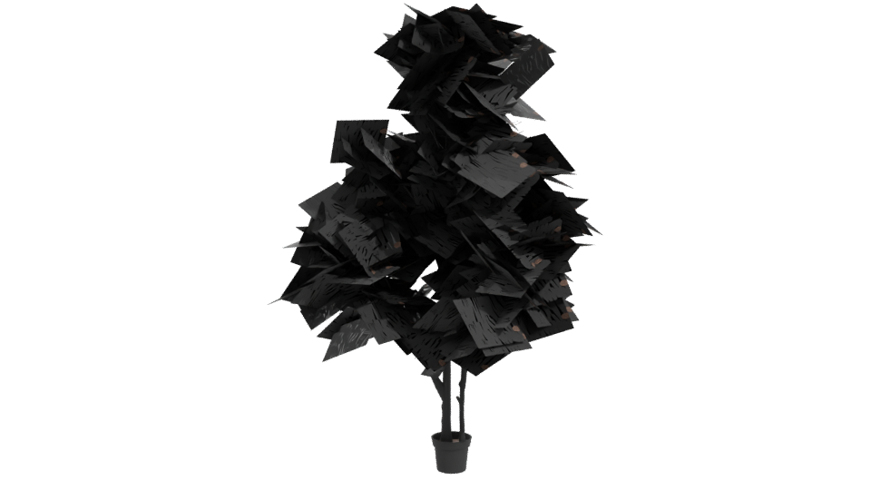 Realistic Potted Plant Model - Professional 3D Model Render 11