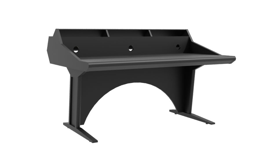 Stylish Modern Work Desk 3D - Professional 3D Model Render 10