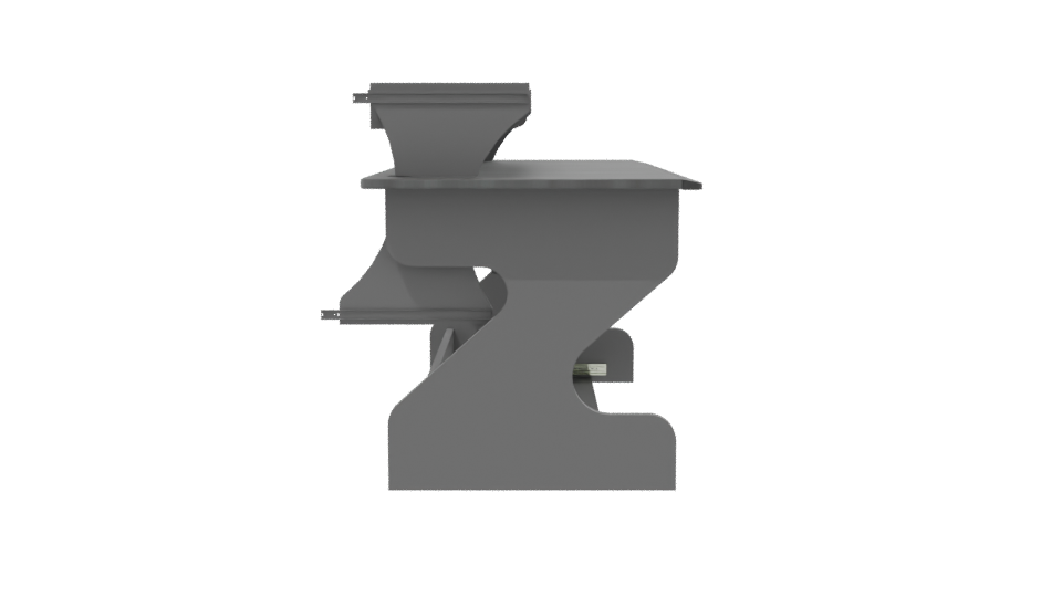 Sleek Modern Office Desk 3D Model - Professional 3D Model Render 8