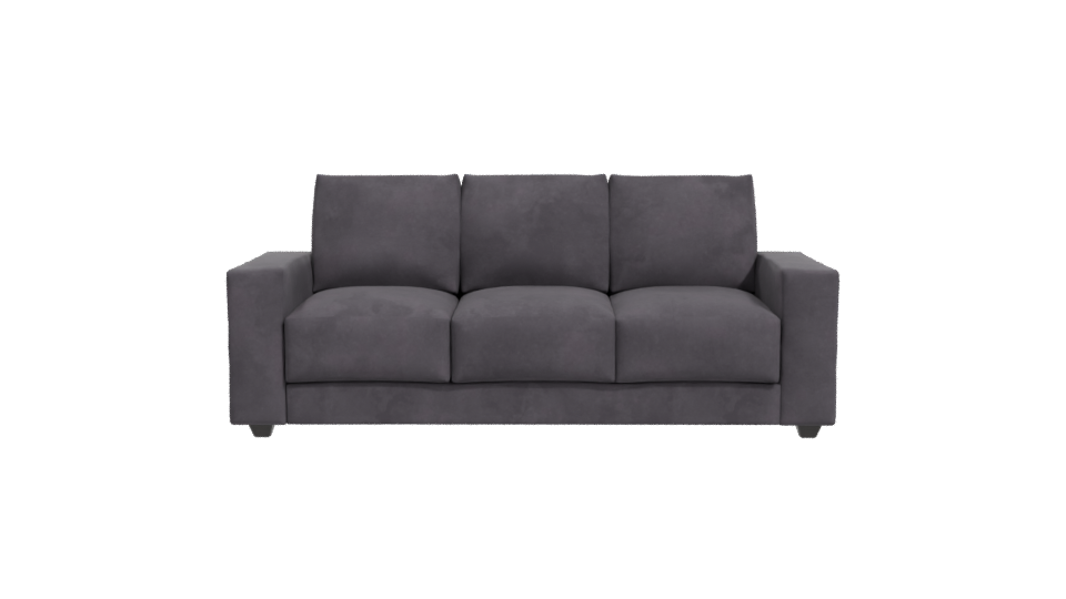 Contemporary 3-Seat Sofa Model - Professional 3D Model Render 11