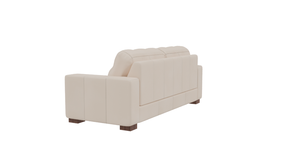 Modern Three-Seat Sofa 3D - Professional 3D Model Render 3