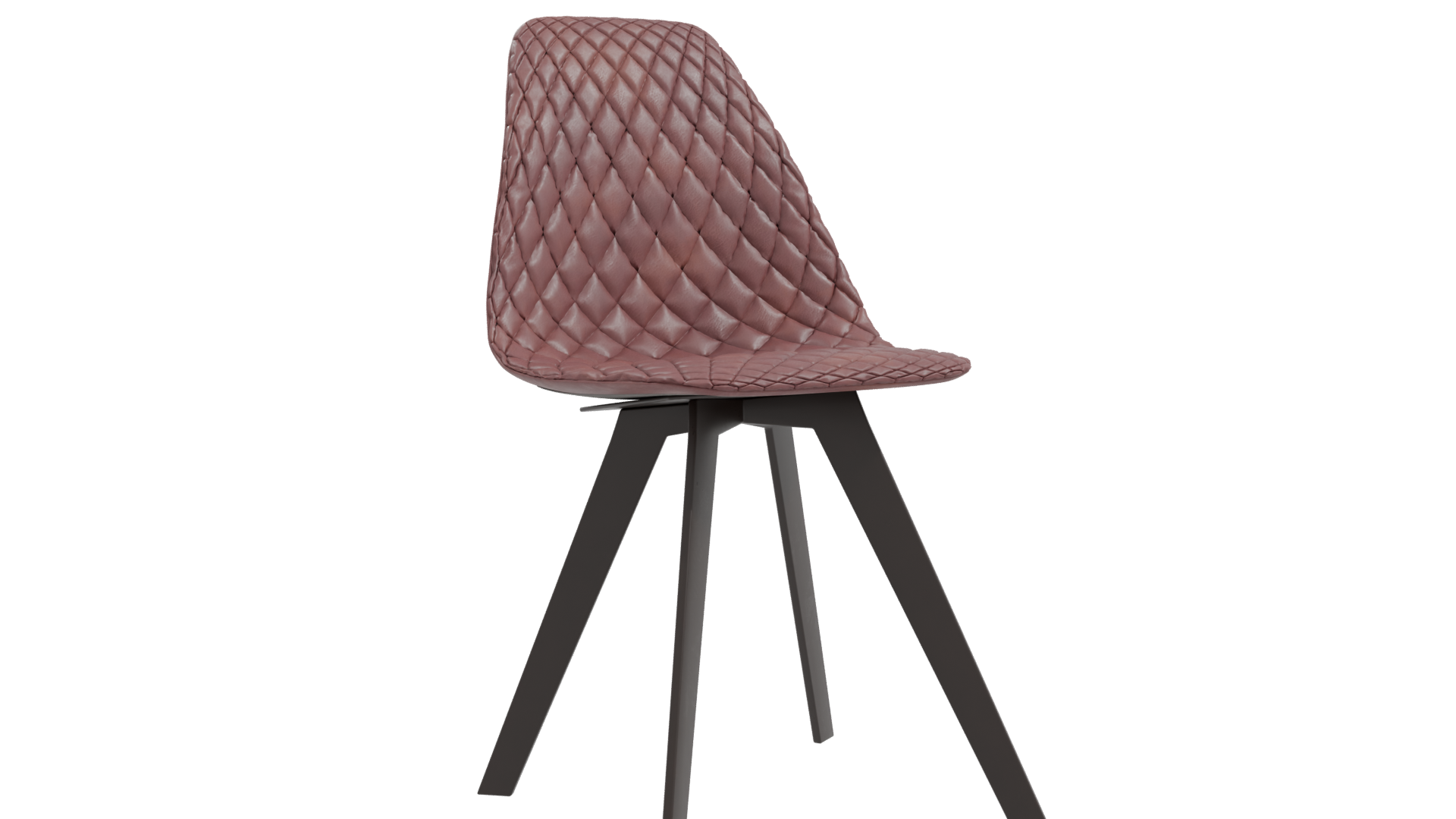 Stylish Textured Dining Chair Model - Professional 3D Model Render 25