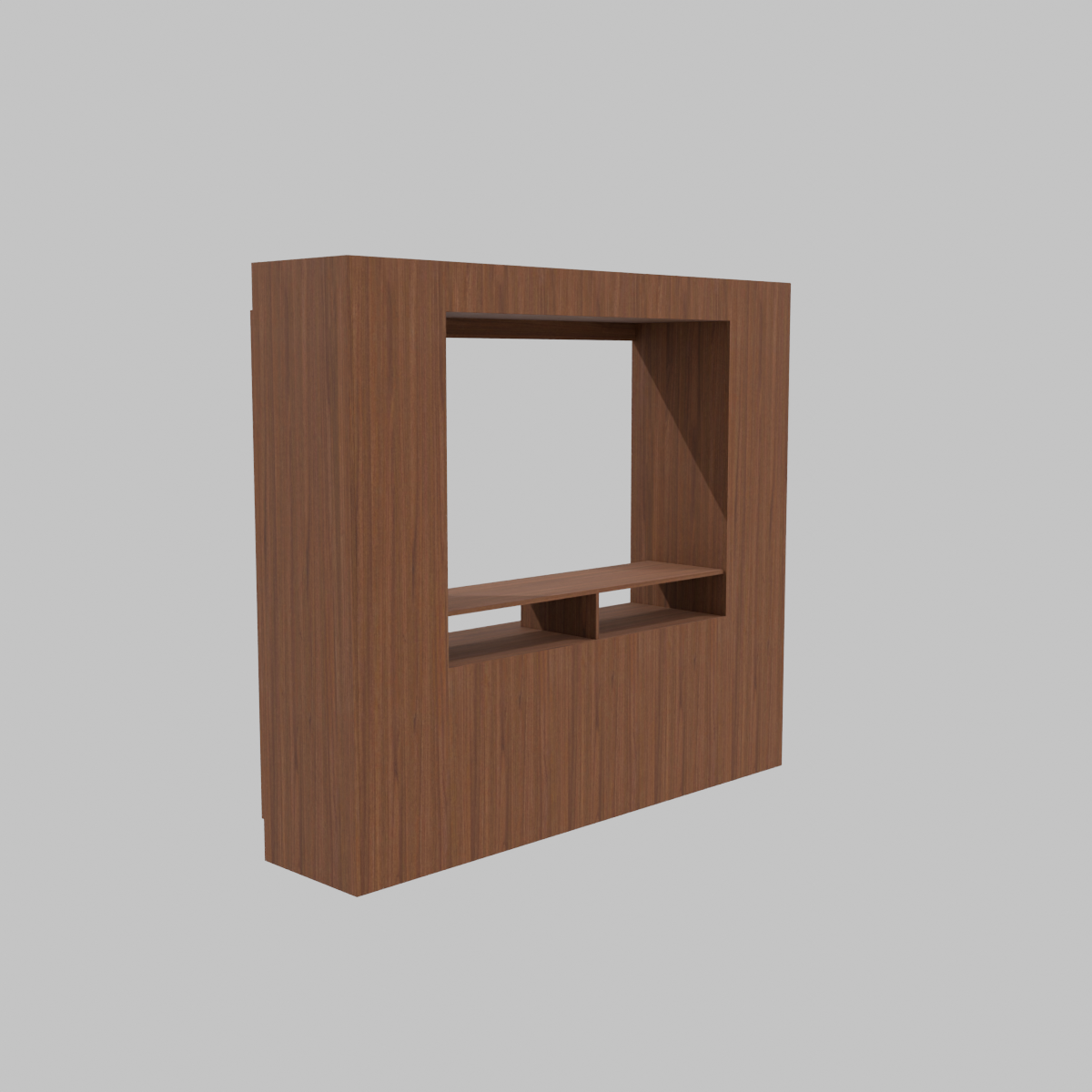 Clóset Baker TV 55 2 Puertas 4 Cajones Walnut