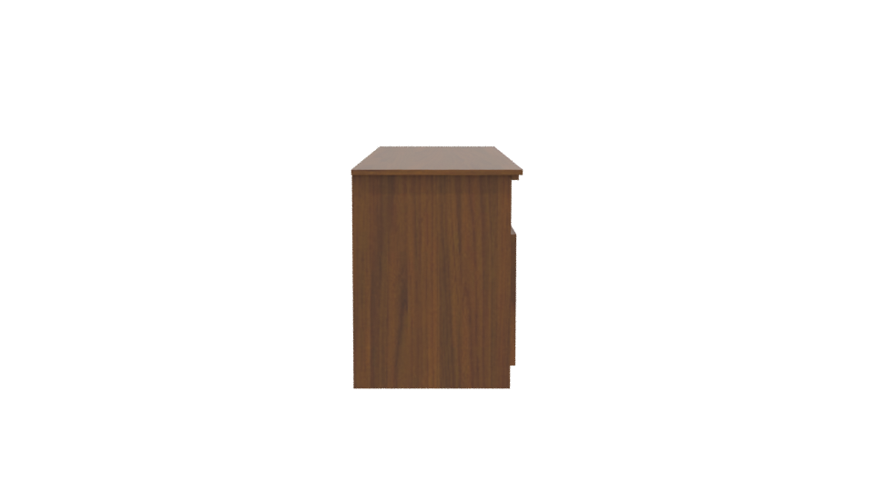 Modern Wooden TV Stand 3D Model - Professional 3D Model Render 8