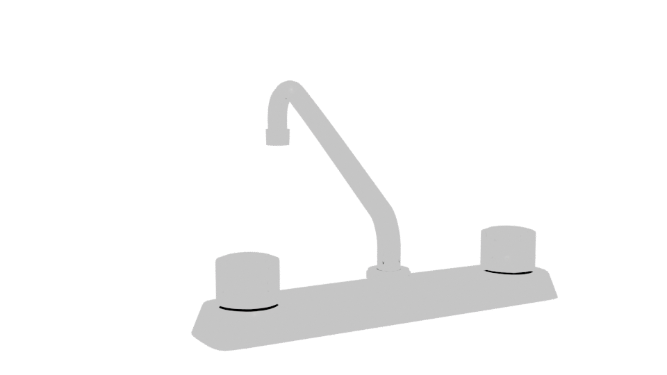 Stylish Bathroom Faucet 3D Model - Professional 3D Model Render 4