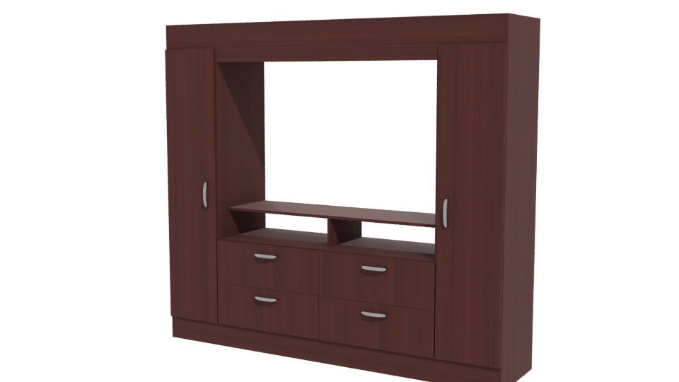 Closet Baker TV Stand 3D Model - Professional 3D Model Render 12