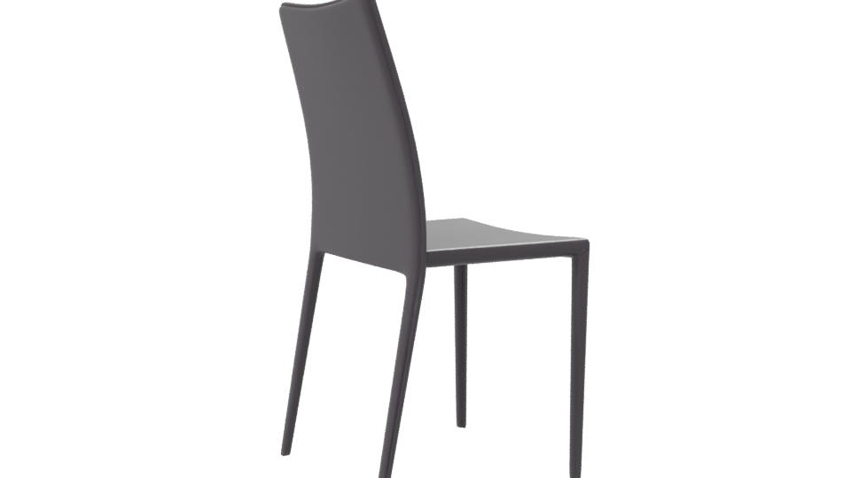 Sleek Modern Dining Chair 3D Model - Professional 3D Model Render 7